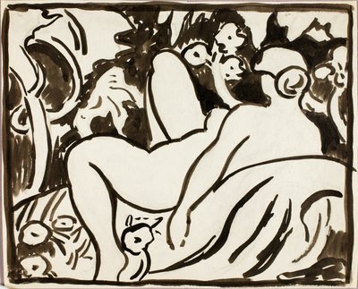 Desnudo femenino reclinado de Carl Newman