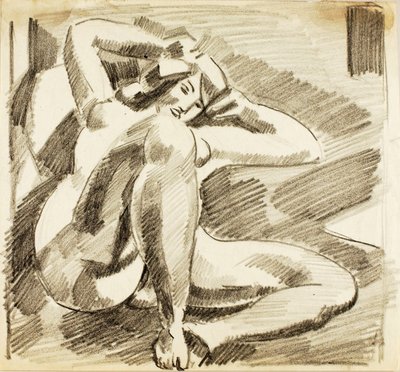 Desnudo femenino reclinado de Carl Newman