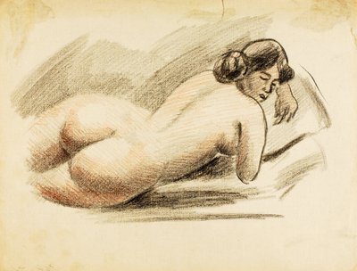 Desnudo femenino reclinado de Carl Newman