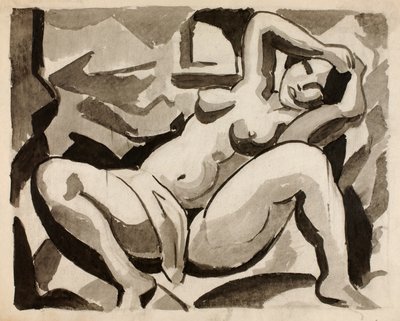 Desnudo femenino reclinado de Carl Newman
