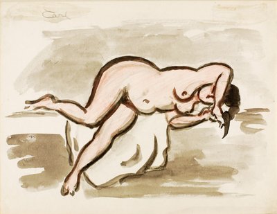 Desnudo femenino reclinado de Carl Newman