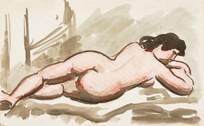 Desnudo femenino reclinado de Carl Newman