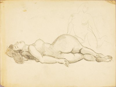 Desnudo femenino reclinado de Carl Newman