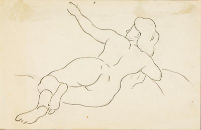 Desnudo femenino reclinado de Carl Newman