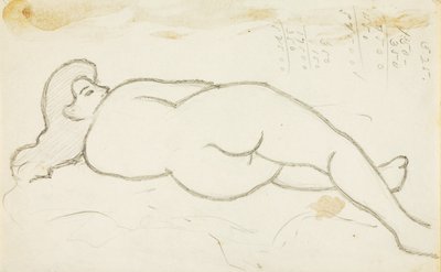 Desnudo femenino reclinado de Carl Newman