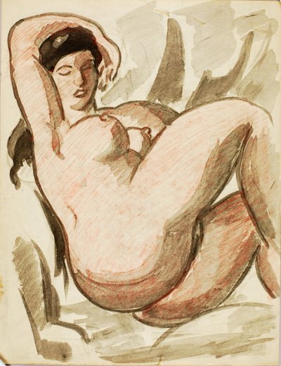Desnudo femenino reclinado de Carl Newman