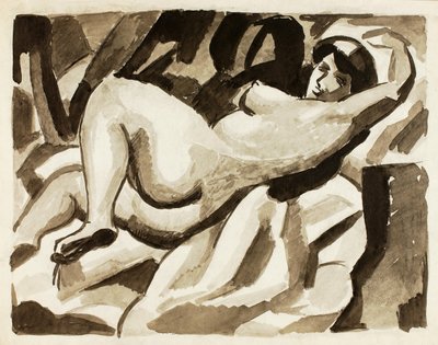 Desnudo femenino reclinado de Carl Newman