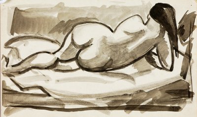 Desnudo femenino reclinado de Carl Newman
