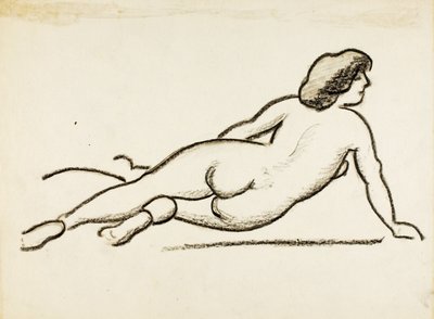Desnudo femenino reclinado de Carl Newman