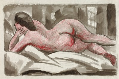 Desnudo femenino reclinado de Carl Newman