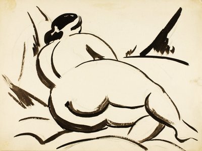 Desnudo femenino reclinado de Carl Newman