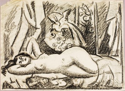 Desnudo femenino reclinado de Carl Newman