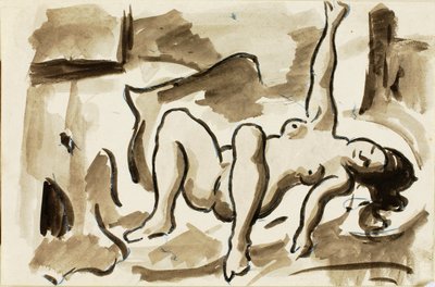 Desnudo reclinado de Carl Newman