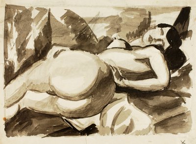 Desnudo Reclinado, Mujer de Carl Newman