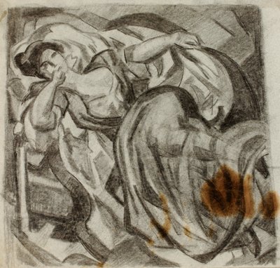 Mujer reclinada de Carl Newman
