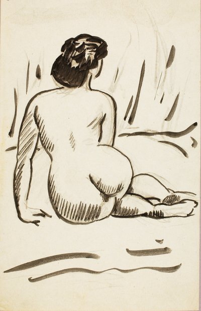 Desnudo sentado de Carl Newman