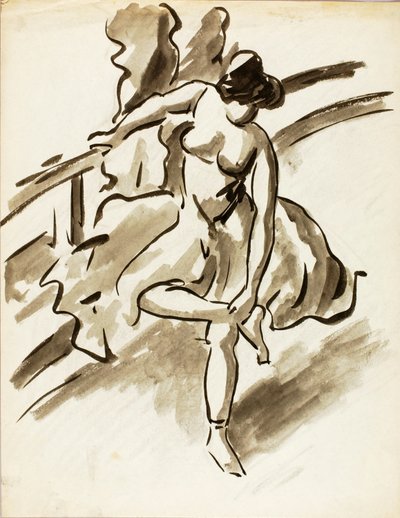 Bailarina de pie de Carl Newman