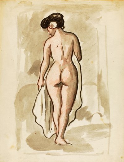 Desnudo femenino de pie de Carl Newman