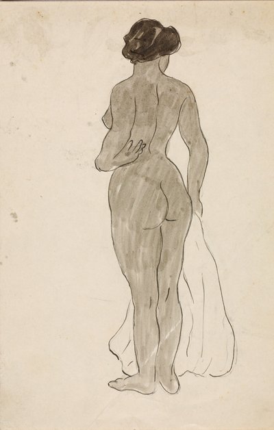 Desnudo femenino de pie de Carl Newman