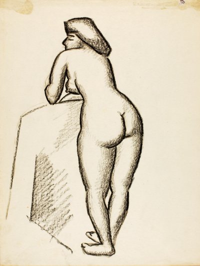 Desnudo femenino de pie de Carl Newman