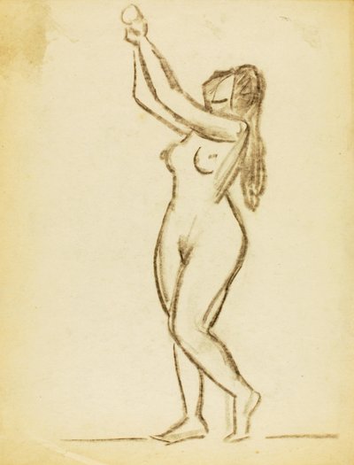 Desnudo femenino de pie de Carl Newman