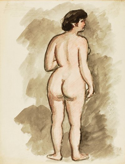 Desnudo de pie de Carl Newman