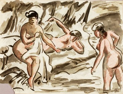 Tres desnudos femeninos de Carl Newman