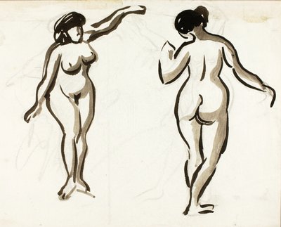 Dos desnudos femeninos de Carl Newman