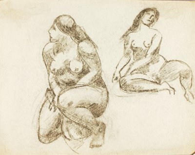 Dos desnudos femeninos de Carl Newman
