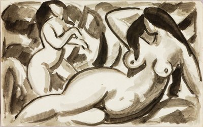 Dos desnudos femeninos de Carl Newman