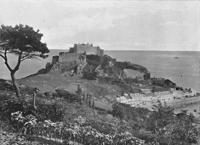 Castillo de Mont Orgueil, Jersey, c1896 de Carl Norman