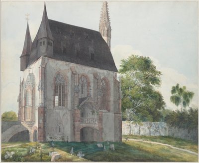 La Totenkapelle en Kiedrich, ca 1814 de Carl Philipp Fohr