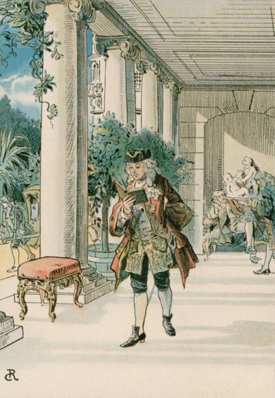 Federico el Grande (1712-1786) en Rheinberg de Carl Rohling