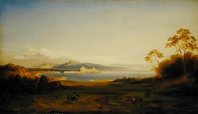 Bahía y puerto en Corfú de Carl Rottmann