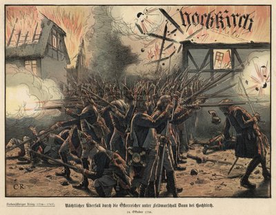 Batalla de Hochkirch de Carl Röchling