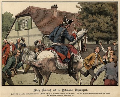 El rey Federico el Grande y los escolares de Potsdam de Carl Röchling
