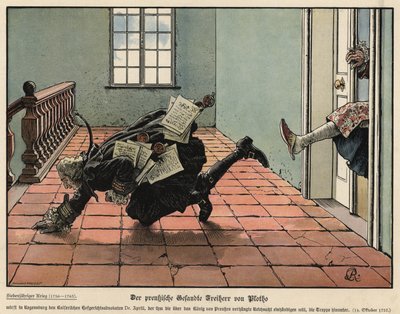 El enviado prusiano Freiherr von Plotho de Carl Röchling