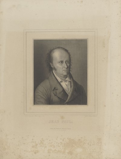 Retrato del escritor Jean Paul 1763-1825, c. 1830-1840 de Carl Schleich