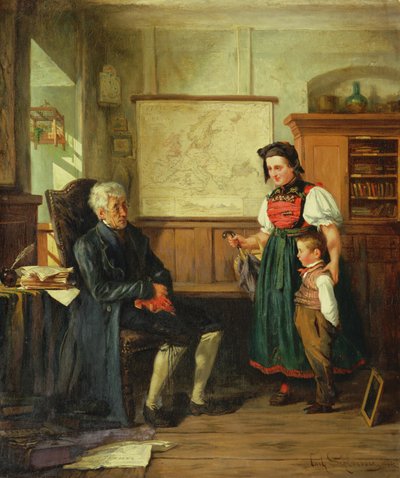 Entrando en la práctica, 1862 de Carl Schlosser