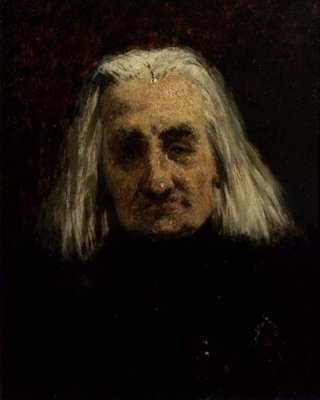 Retrato de Franz Liszt de Carl Schlosser