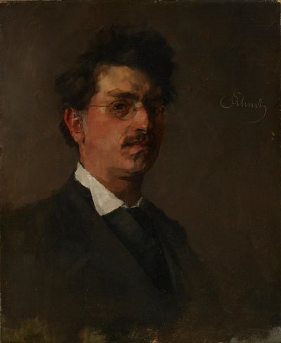 Auto retrato de Carl Schuch