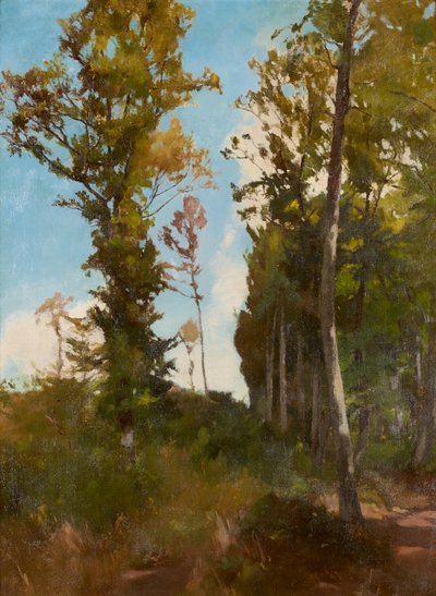 Tala de bosques cerca de Purkersdorf de Carl Schuch