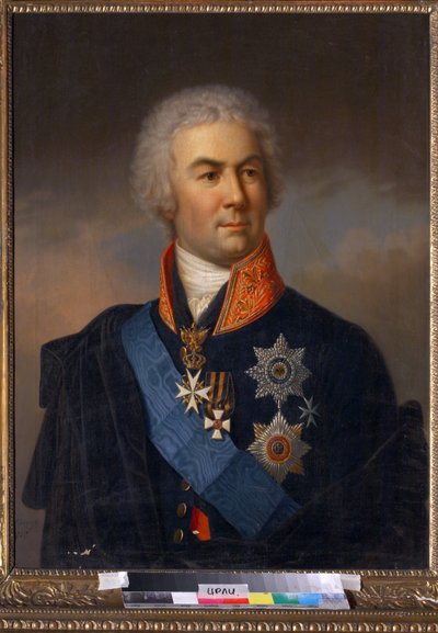 Piotr Zavadovsky - Retrato del conde Pyotr Zavadovsky (1739-1812) - Schulz, Carl (1823-1876) - 1849 - Óleo sobre lienzo - 86x71 - Institut of Russian Literature IRLI (Pushkin-House), San Petersburgo de Carl Schulz