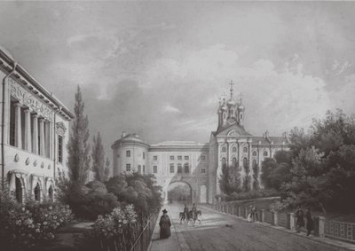 El Liceo Imperial en Tsarskoye Selo, 1850s de Carl Schulz