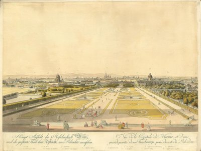 Viena desde el Belvedere de Carl Schütz