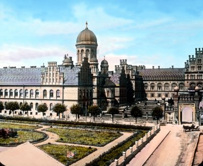 Rumanía, Residencia del arzobispo greco-ortodoxo en Czernowitz, fecha de la imagen: hacia 1920. Archivo Carl Simon de Carl Simon