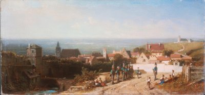 Pequeña ciudad antigua de Carl Spitzweg