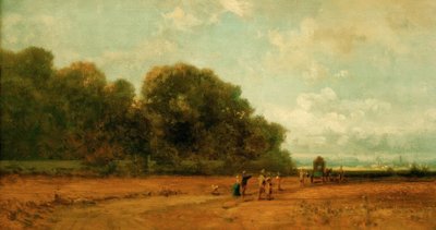 En el parque de Nymphenburg, Múnich de Carl Spitzweg