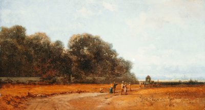 En el Parque Nymphenburger, Múnich de Carl Spitzweg