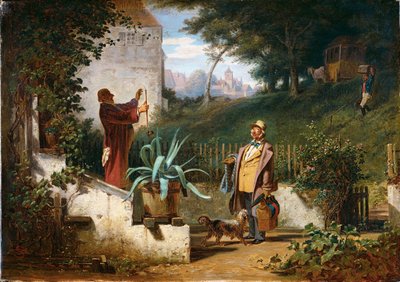 Amigos de la infancia de Carl Spitzweg